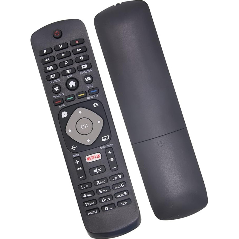 Riry Philips Replacement Remote Control for Philips Smart TV 22PFH4000 32PHT4131 48PFK4101 for Philips TV