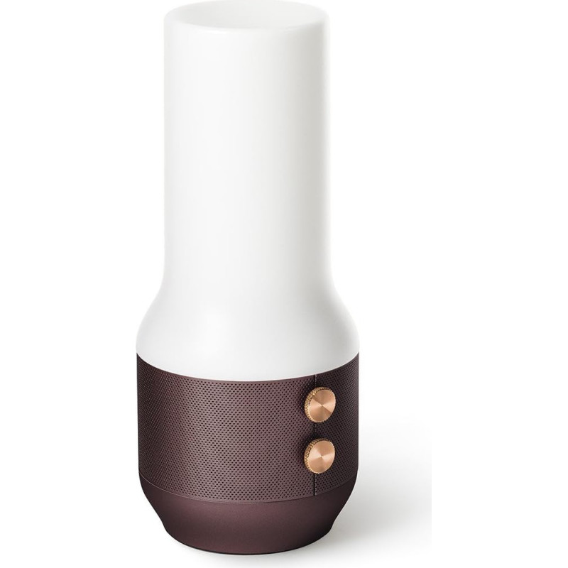 Lexon TERRACE, Bluetooth-Speaker, Leuchte und Powerbank, braun