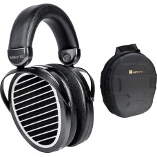 HIFIMAN Edition XS Over-Ear Planar Magnetic Headphones + Travel Case for Headphone Combo - Black