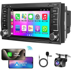 Android 12 Car Radio for VW T5 Multivan 2004-2009 & VW Touareg 2004-2011, 7 Inch IPS Touchscreen Car Radio with Wireless Carplay/Android Car, GPS, WiFi, Bluetooth, Supports DAB/OBD2/DVR/DPS