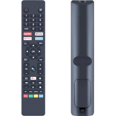 TCNOUMT RM-C3250 Voice Remote Control for JVC Smart TV with Netflix Youtube Prime Video and Google Play Buttons LT-32CA690 LT-32CA790 LT-40CA790