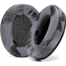 WC PadZ - The Ultimate Upgraded Earpads by Wicked Cushions - Compatible with Audio Technica, HyperX, SteelSeries Arctis & More - Extra Thick - Larger Opening - Soft Memory Foam (Anthracite)