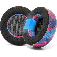 WC Freeze Virtuoso Replacement Hybrid Fabric Ear Pads with Cooling Gel Compatible with Corsair Virtuoso RGB Wireless, Corsair Virtuoso RGB Wireless XT and Corsair Virtuoso Wireless SE | Speed Racer