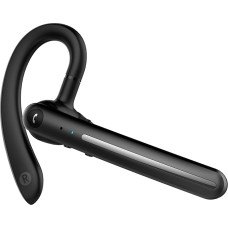 SenoKiss Bluetooth Headset 5.0 Wireless Handset with Dual Microphones, Hands-Free Business Headphones with Light Weight, Clear Call & Hi-Fi Sound for Office, Driving