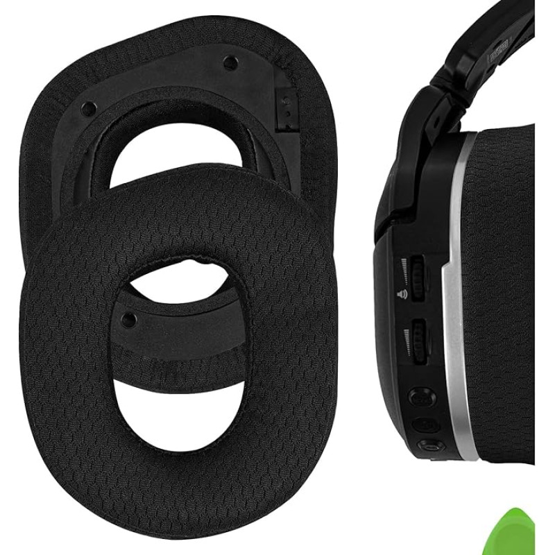 Geekria Replacement Ear Pads for Turtle Beach Stealth 700 Gen 2 Headphones Ear Pads Headset Ear Pads Ear Pads Ear Cups Repair Parts (Black)