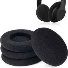 4pcs/2 Pairs Ear Pads Foam Ear Pad Cushion Cover Headphone Covers Foam Replacement Ear Pads for Most Standard Size Office Phone Headsets (60mm)