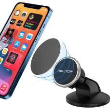 N NEWTOP ST13 Magnetic Holder Black Magnetic Mobile Phone Holder Suction Cup Glass Dashboard Car Stand Universal for Mobile Phone Smartphone GPS