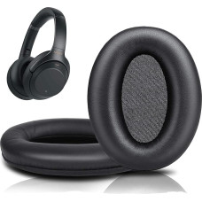 NUCNOK Replacement Ear Pads for Sony WH-1000XM5 Headphones, Replacement Ear Cushions for Over-Ear Headset, Replacement Pads for Sony WH-1000XM5 Headphones (Black)