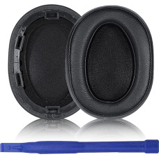 Adhiper Ear Pads Protein PU Leather Ear Pads Compatible with Sony MDR-100ABN WH-H900N H800 Headphones (Black)