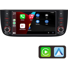 Car Radio for Fiat Punto (2010-2016) Linea (2012-2015) Radio with Wireless CarPlay Android Car 7 Inch Bluetooth EQ HiFi/AM/FM