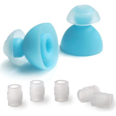 SpinFit CP240 Double Flange - S - Patented Silicone Replacement Earplugs (1 Pair, Insert Included) (for Nozzle Diameter of 4.5-5m, with Insert of 3-3.5mm)