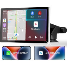 Goaanz 9 Inch Wireless Carplay Display for Android Car Apple Carplay Display, Screen for Car Portable Smart Display with Airplay/Siri/Goog-le Assistant/FM/AUX/Bluetooth Hands-Free Kit