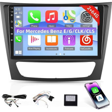 Car Radio for Mercedes-Benz E-Class W211 / CLS-Class 2005-2008 -2G+64G 9 Inch Android Touchscreen Car Radio, Carplay/Android Car/WiFi + AHD Rear View Camera