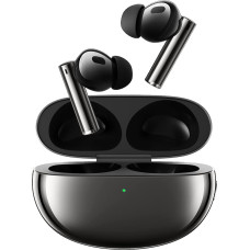 realme Buds Air 5 Pro Wireless Headphones, realBoost Dual Drivers, Up to 40 Hours of Playback, 50dB Active Noise Cancellation, 360° Spatial Audio Effect, Astral Black