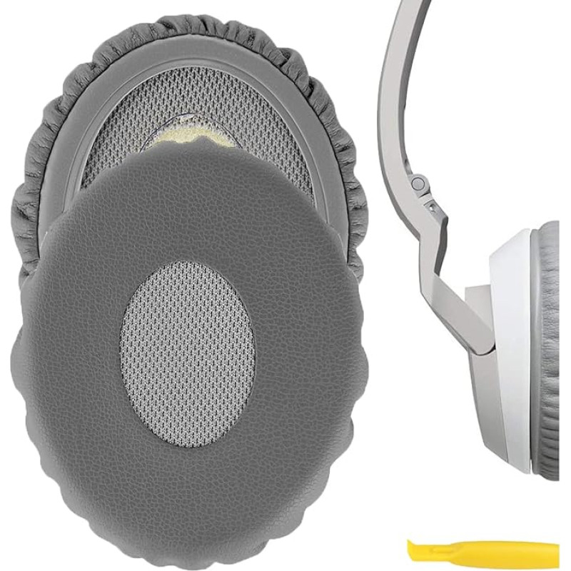 Geekria Earpad for Bose On-Ear OE2, OE2i Headphone Replacement Ear Pad/Ear Cushion/Ear Cups/Ear Cover/Earpads Repair Parts (Grey)