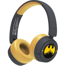 OTL Technologies DC0984 Batman Gotham City Kids Wireless Headphones - Grey