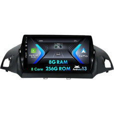 MISONDA Android Car Radio for Ford Kuga Escape 2013-2016 Camera and Microphone - [8G+256G] - 9 Inch IPS 2 Din - Supports DAB Steering Wheel Control 4G WiFi BT Carplay Android Car FM DSP Fast Boot