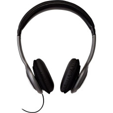 V7 HA520 Deluxe Stereo Headphones with Volume Control - Black and Grey