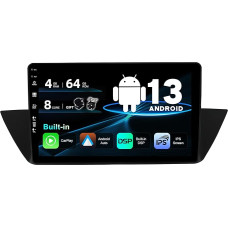 SXAUTO Android 12 IPS Car Radio for BMW X1 E84 (2009-2015) - Built-in Carplay/Android Car/DSP - LED Camera + MIC - 4G + 64G - DAB 360-CAM Steering Wheel Control Fast Boot WiFi AHD - 2 DIN 10.1 Inch