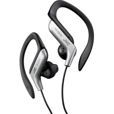 JVC, HA-EB75-SN-U Earphones Clip Sport Earphones Adjustable for a Perfect Fit (Grey)