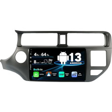 SXAUTO Android 13 IPS Car Radio Suitable for Kia K3 Rio (2011-2015) - Built-in Carplay/Android Car/DSP - LED Camera + MIC - 4G + 64G - DAB 360 Camera Steering Wheel Control Fast Boot AHD WiFi - 2 DIN