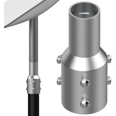 Starlink Pipe Adaptor, Available for Starlink V2 Pipe Adapters, TV Masts and Satellite Masts Are Installed, Fits Pipe Diameter Within 2 Inch and Starlink Connections