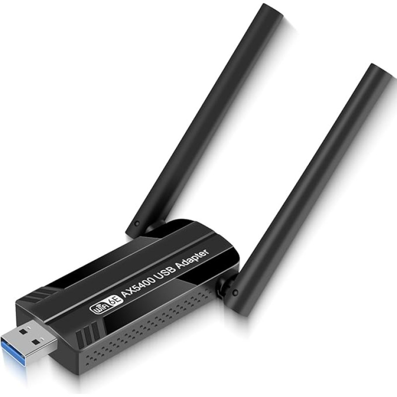 AX5400 WiFi 6E WLAN adapteris kompiuteriui, skirtas 
