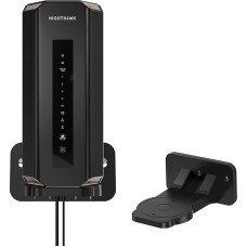 XLTTYWL Orbi WiFi 7 Wall Mount, ABS Orbit 7 Mount Compatible with Orbi WiFi 7 Mesh Systems and Allen Net Gear Nighthawk Wi Fi 7 Routers (RBEWMB-10000S) (Black, 1 Pack)