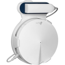 Wall Mount for TP-Link Deco M9 Plus Home WiFi System, Simple and Robust Wall Mount Stand Holder for TP-Link Deco M9 Plus Holder with Cable Management, No Messy Cables (Blue)
