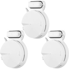 Deco M5 Wall Mount Stand Holder, BECEMURU Screwless No Drilling WiFi Mount Holder with Excellent Cable Management for TP-Link Deco M5 WiFi System (White, Pack of 3)