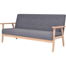 Homgoday 3-Sitzer-Sofa aus dunkelgrauem Stoff, Möbelstück für Schlafsofa, Wohnzimmer, Couch, Sofas für den Außenbereich, für den Garten, für Wohnzimmer, Terrasse, Außenbereich, Modell 244653