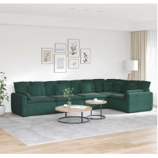 Snsowed Modulinė sofa su pagalvėle Velvet Dark Green, Sofos ir kušetės, Sofa Svetainė, Poilsio sofa, Miegamojo sofa - 3321330