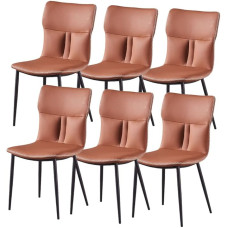 UIBHGVFG Virtuvės valgomojo rinkinys iš 6 mikropluošto odos Miegamojo kambario balkono sofa Anglinio plieno kojos Tualetinis staliukas Makiažas -001