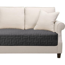 DEARTOWN Velvet Section Sofos užvalkalai, vandeniui atsparūs sofos sėdynių užvalkalai 3 pagalvėms, sofa, neslystantis sofos užvalkalas šunims, naminiams gyvūnėliams, vaikų sofai, L formos baldų apsauga, 28 x 70 colių, pilka (1 vnt.)