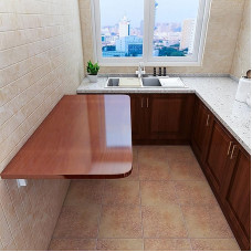 Sieninis sulankstomas stalas - erdvę taupantis valgomojo stalas 