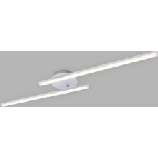 Briloner Leuchten 3163-029 LED Ceiling Light 2-Bulb 1400 Lumen 3,000 Kelvin (Warm White) 18 Watt Aluminium Coloured 782 x 120 x 61 mm (L x W x H) 9 W Aluminium Coloured