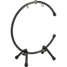 Sonic Energy Table Gong Stand - Accessories for Gongs and Tam Tams up to 33 cm - Powder Coated Steel, Black (TMTGS-S)