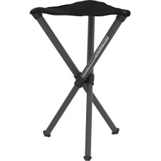 Walkstool - Basic modelis - 3 kojų sulankstoma taburetė, pagaminta iš aliuminio - sulankstoma - 2 pasirenkami modeliai su fiksuotais sėdynės aukščiais 50 ir 60 cm - 150-175 kg keliamoji galia - pagaminta Švedijoje