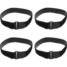 QUARKZMAN 4 Stück Kabelbinder Wiederverschließbar, Flexibel Klettband für Kabelmanagement und Werkzeugorganisation, Hause, Werkstatt, Im Freien, Gartenarbeit, 85x5cm