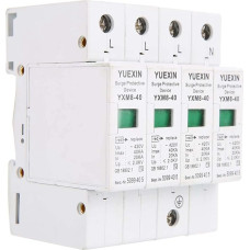 4P 40KA namų apsaugos nuo viršįtampių apsauga nuo viršįtampių DIN bėgių žemos įtampos apsauga Apsaugos nuo viršįtampių įtaisas, skirtas žaibosaugai nuo žaibo Elektros sistemos Namų ūkio prietaisai