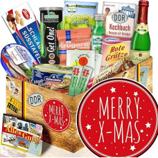 Merry X-Mas - Geschenk Idee Weihnachten - DDR Spezialitätenbox