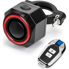 CEMOFE Belaidis elektrinis dviračių signalas nuo vagystės Dviračių signalizacija su nuotolinio valdymo pulteliu Įkraunama galinė šviesa 110 dB IP65 Vandeniui atsparus MTB E-Bikes Scooter Motociklai