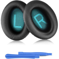 ELZO Replacement Ear Pads for Bose QC25, Professional Ear Pads Headphones with Over-Ear Headphones by QuietComfort 25 AE2 AE2w AE2 QC15 QC2 SoundTrure SoundLink