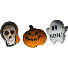 Rinkinys su 4 Helovino aprangos formomis, idealiai tinkantis Helovino virtuvei