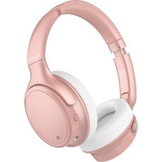 INFURTURE H1 Plus Hybrid-Kopfhörer mit aktiver Geräuschunterdrückung und EQ-Modus, kabeliuotas Over-Ear-Bluetooth-Kopfhörer mit 4 Mikrofon, 70 Stunden Spielzeit, leicht, skirtas kelionėms, kelionėms, į namus (Rosa)