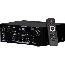 AK55 stiprintuvas HiFi Stereo, 2 kanalų mini stiprintuvas, 50 W + 50 W, tinka dviem 8 colių garsiakalbiams, 1000 W 