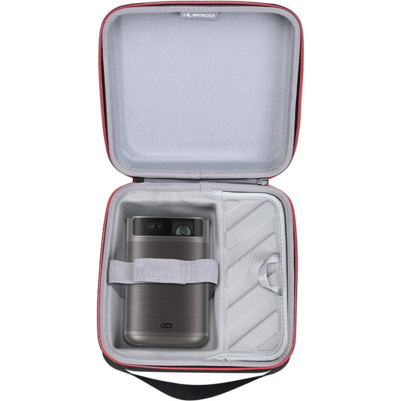 RLSOCO dėklas XGIMI MoGo 2 Mini/MoGo 2 Pro projektoriaus vaizdo projektoriaus korpusui, juodas, kompaktiškas