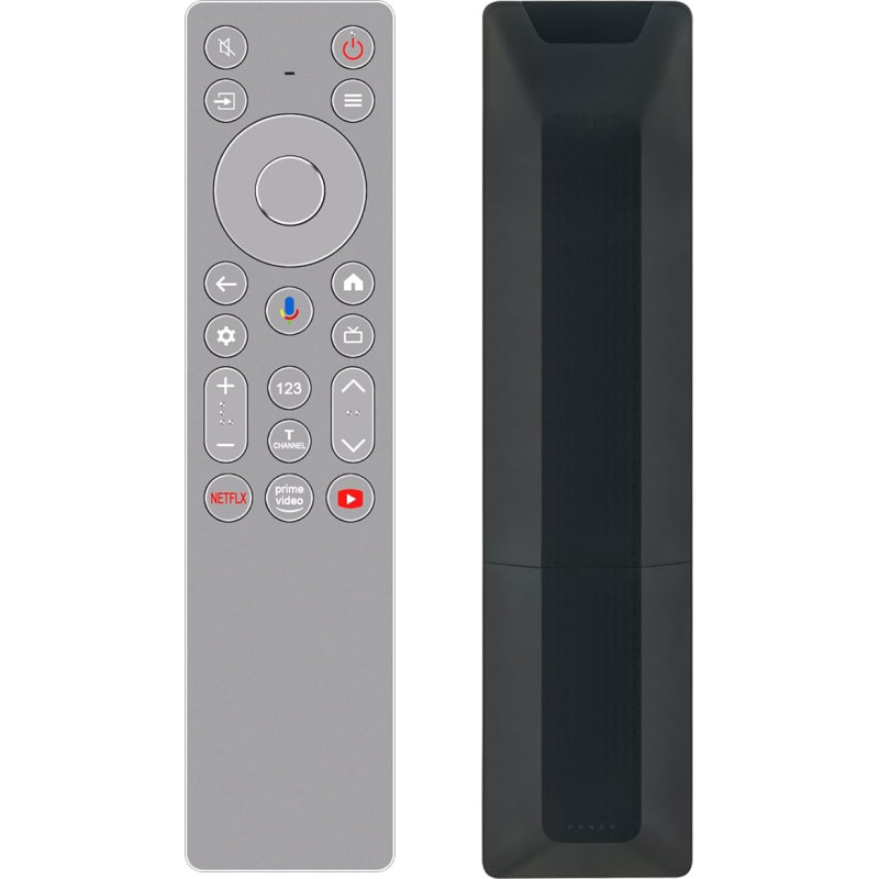 VINABTY pakaitinis nuotolinio valdymo pultas, tinkamas TCL Mini LED Smart TV 65C8K 75C89K 75Q8CX7 Q8CX7 85Q8CX7 98Q8CX7 RC933A-FMB1 W8U-RC933A 75QM8K, su foniniu apšvietimu