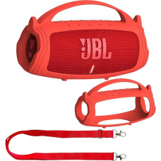 BCWEGION Silikoninis apsauginis dėklas, JBL Charge 4/Charge 5 nešiojamojo 
