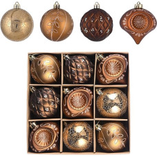 Valery Madelyn Kalėdiniai rutuliniai ornamentai rudens dekoracijoms 9ct 3,1